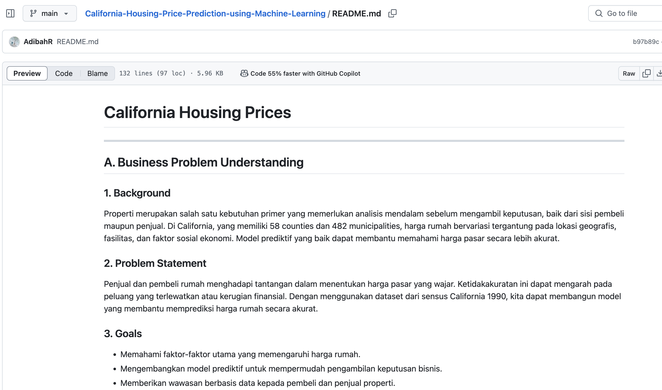 California Housing Price Prediction Project